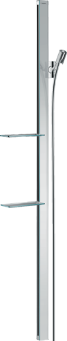 Штанга для душа hansgrohe Unica E 150 см со шлангом для душа 27645000 хром - изображение