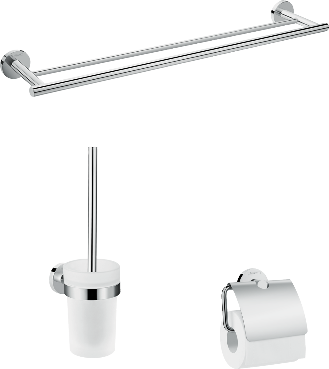 Набор аксессуаров 3в1 hansgrohe Logis 41727000 - изображение