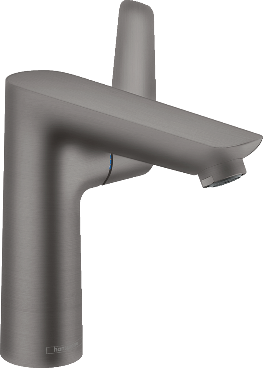Змішувач hansgrohe Talis E для раковини із зливним гарнітуром, чорний матовий хром 71754340 - зображення