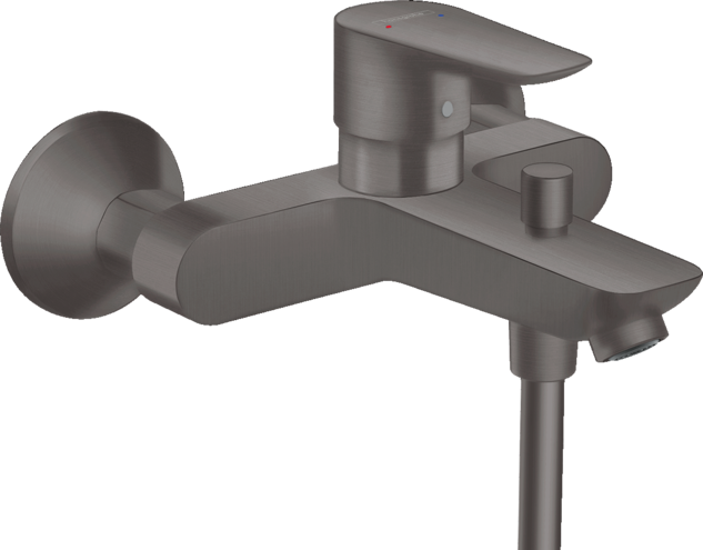 Змішувач hansgrohe Talis E для ванны, матовий чорний хром 71740340 - зображення