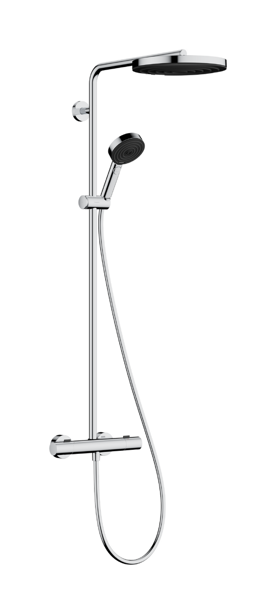 Душова система hansgrohe Pulsify S Puro Showerpipe 260 1jet з термостатом 24236000 хром - зображення