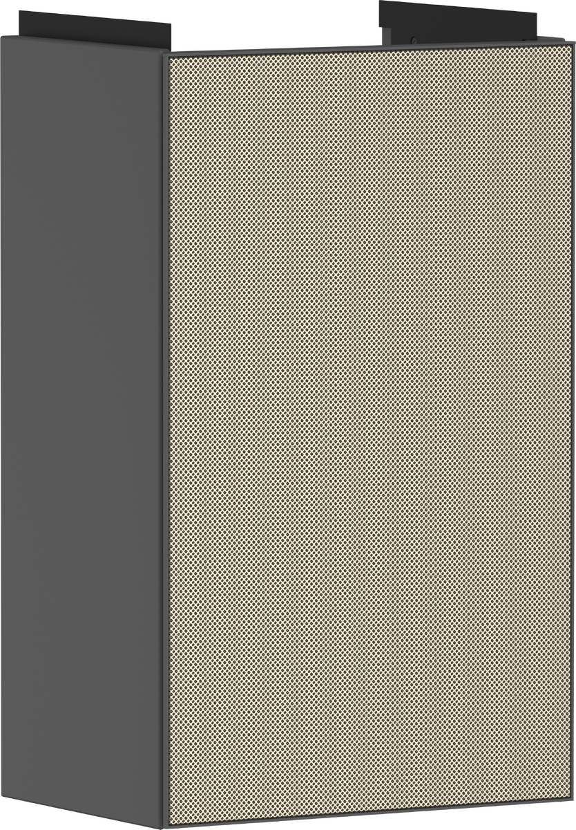 Тумба Xevolos E 340/245, дверна петля ліворуч, 54168390 Slate Matt Grey / Patterned Bronze - зображення