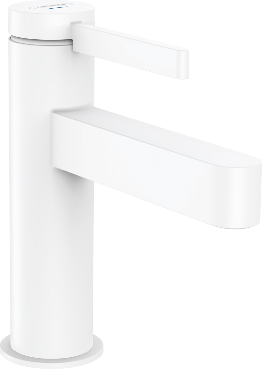 Змішувач hansgrohe Finoris для раковини без зливного гарнітуру, білий матовий 76013700 - зображення