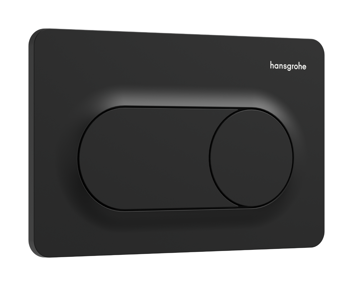 Смывная клавиша hansgrohe iFrame Original S 66002670, чорный матовый - изображение
