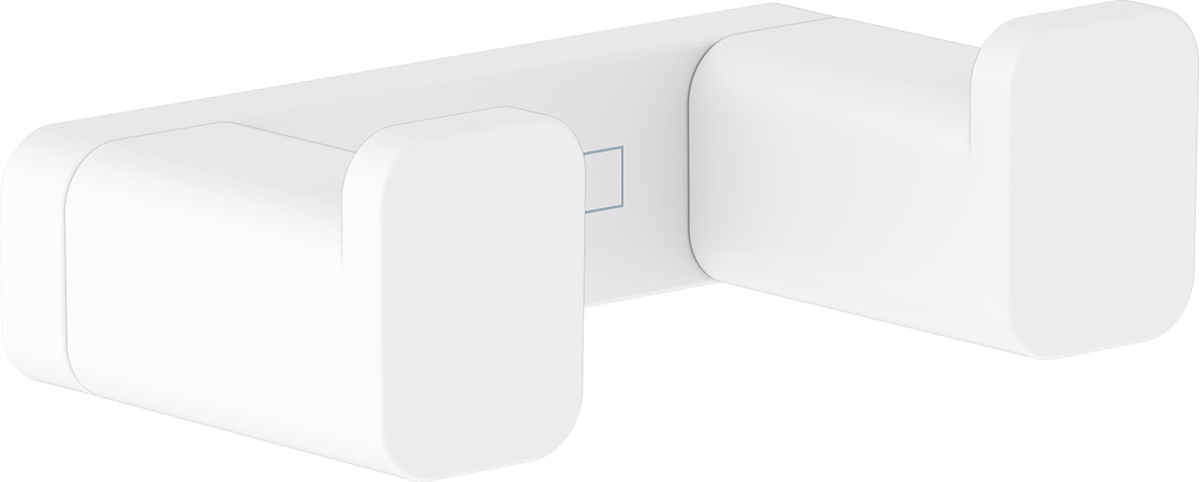 Подвійний гачок hansgrohe AddStoris 41755700 білий матовий - зображення