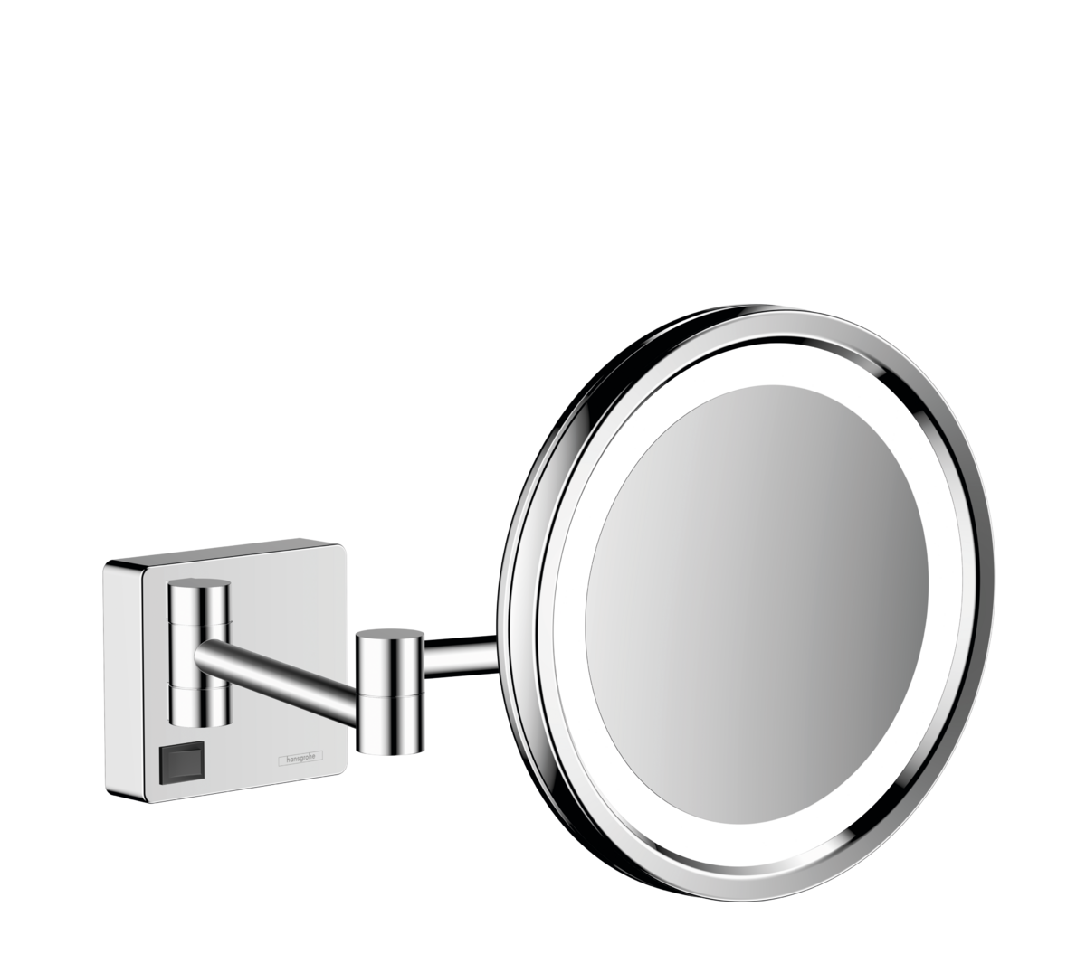 Дзеркало для гоління hansgrohe AddStoris 41790000 з підсвічуванням LED хром - зображення