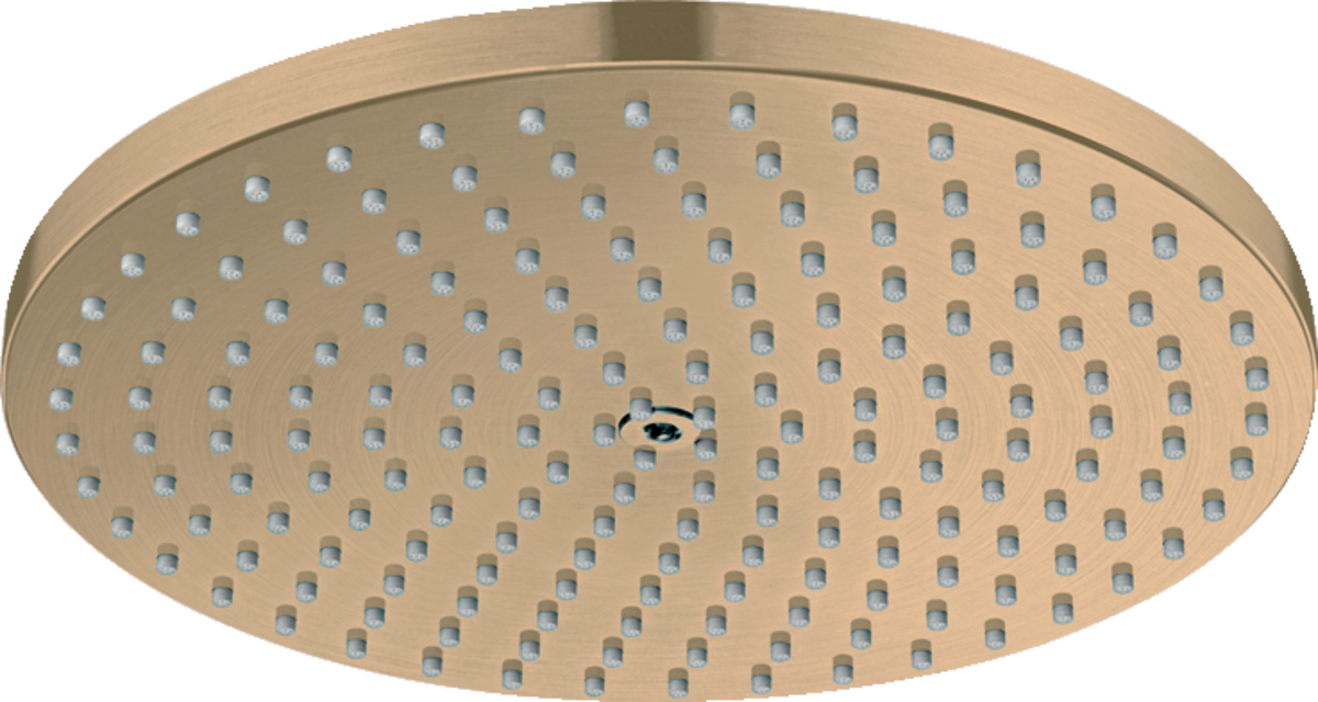Верхній душ hansgrohe Raindance S 240 1jet PowderRain 27623140, бронза - зображення