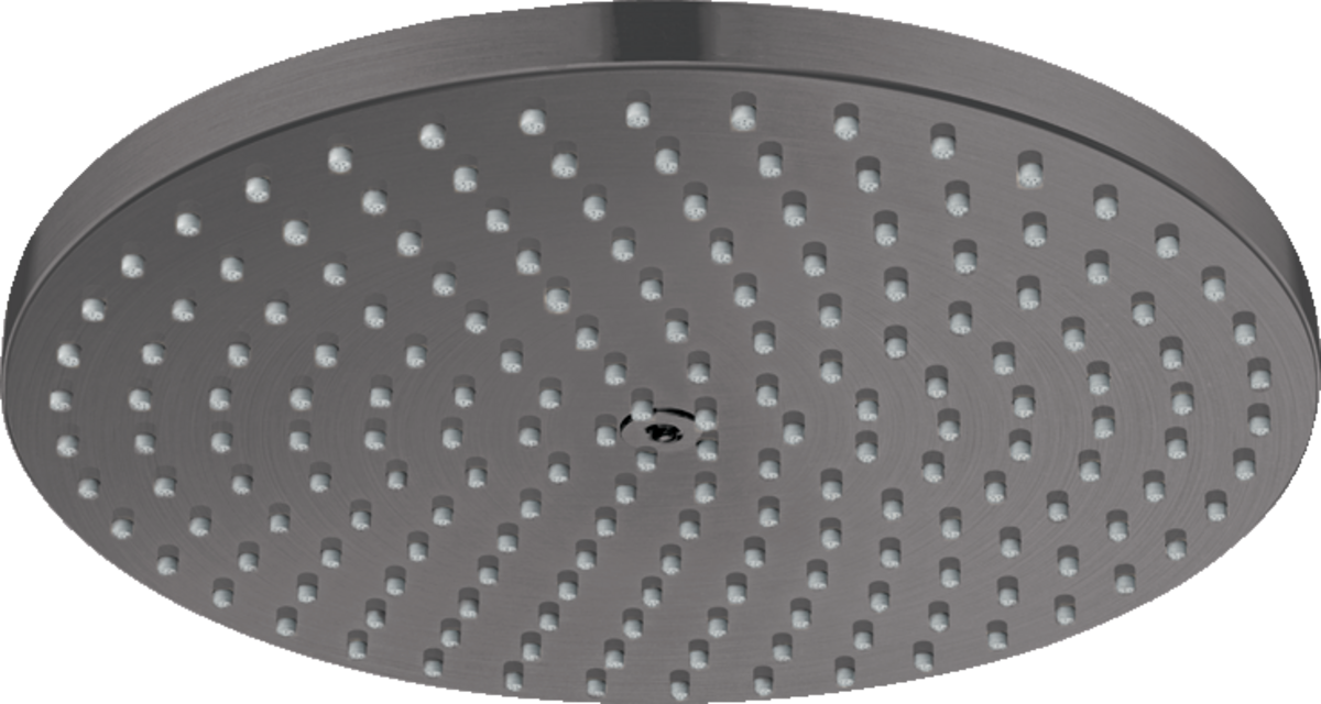 Верхній душ hansgrohe Raindance S 240 1jet PowderRain 27623340, чорний матовий хром - зображення