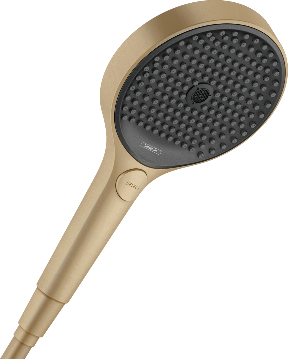 Ручний душ hansgrohe Rainfinity 130 3jet EcoSmart+ 26862140, бронза - зображення