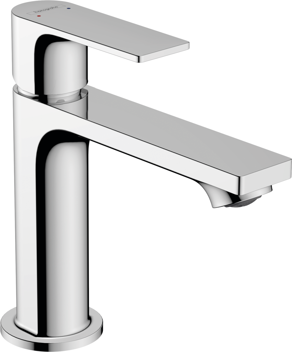 Смеситель hansgrohe Rebris E для раковины с сливным гарнитуром, хром 72557000 - изображение