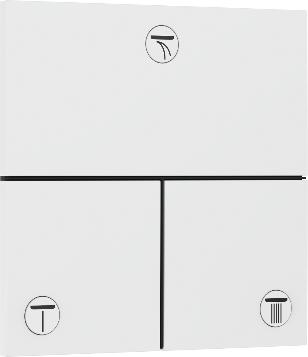 Переключатель потоков hansgrohe ShowerSelect Comfort E для душа 15573700 белый матовый - изображение