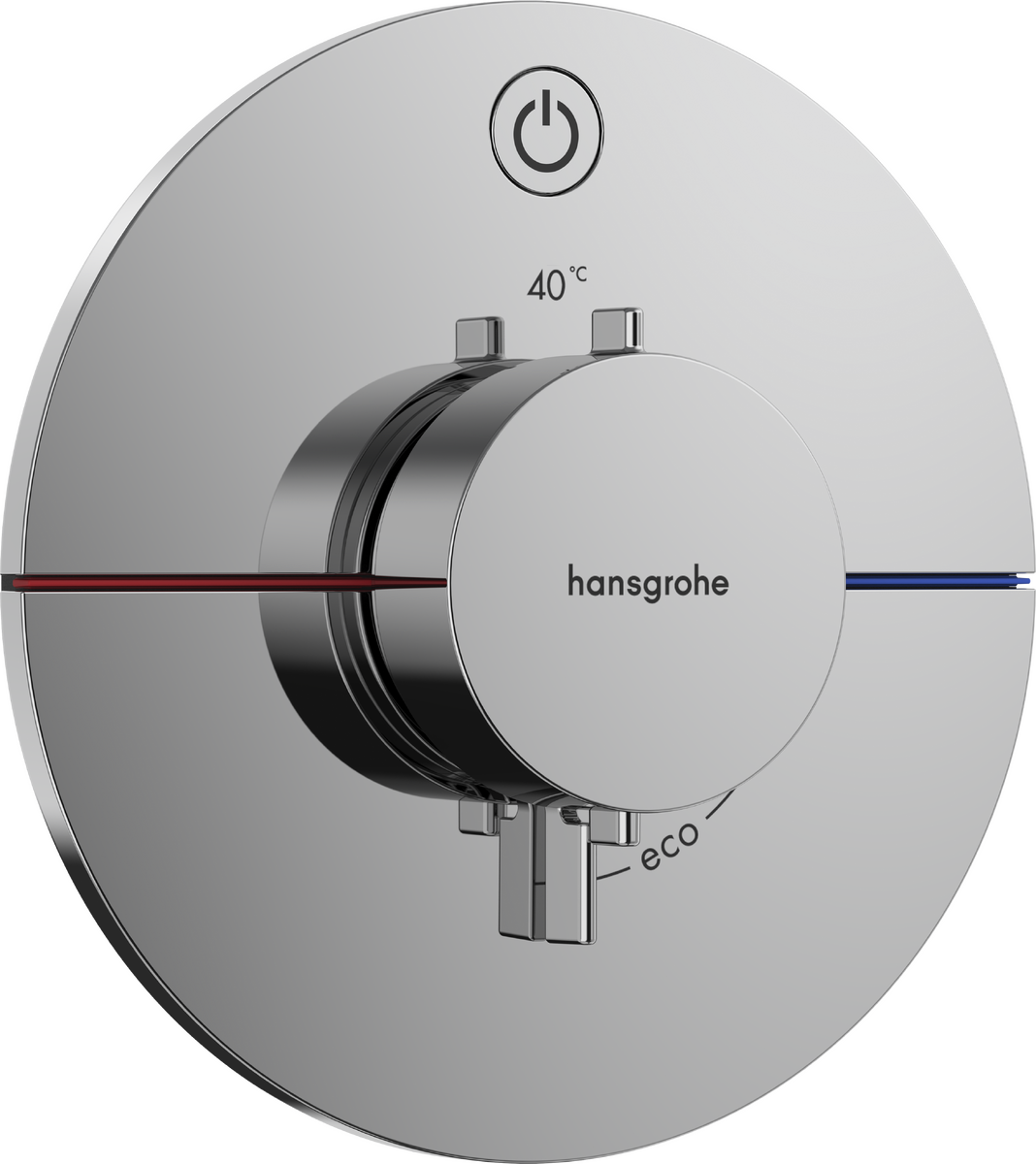 Термостат hansgrohe ShowerSelect Comfort S для душа 15553000 хром - зображення