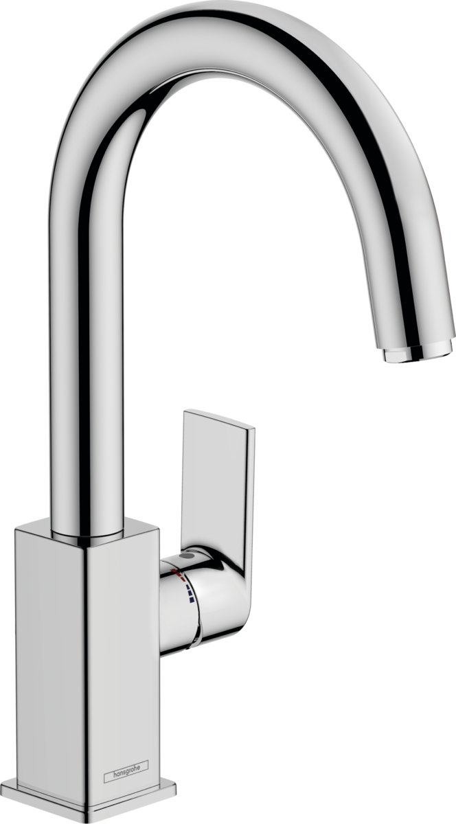 Змішувач hansgrohe Vernis Shape для раковини із зливним гарнітуром, хром 71564000 - зображення