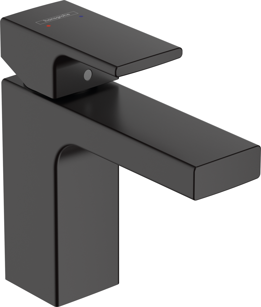 Змішувач hansgrohe Vernis Shape для раковини без зливного гарнітуру, чорний матовий 71569670 - зображення