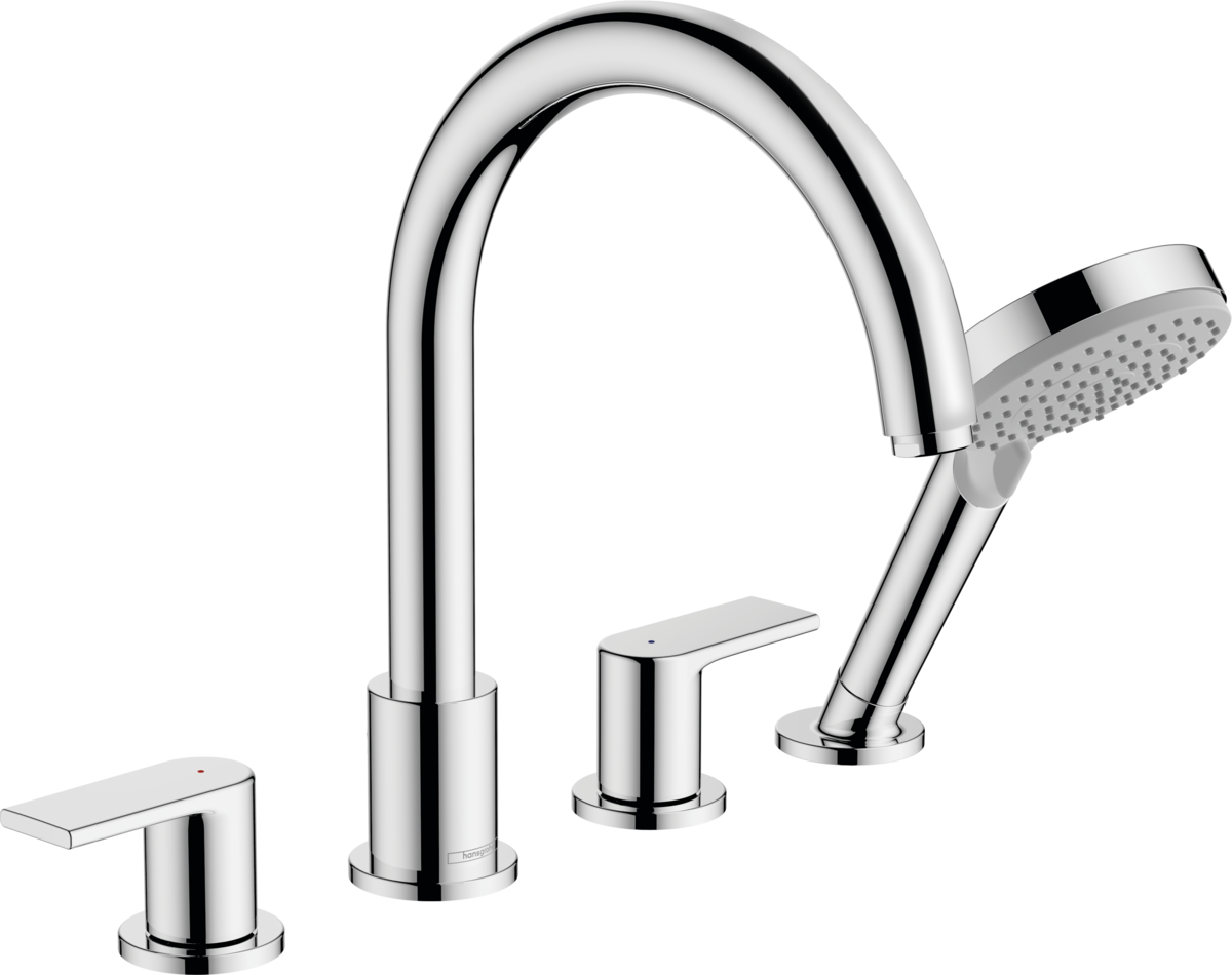 Змішувач hansgrohe Vernis Shape на борт ванни, хром 71459000 - зображення