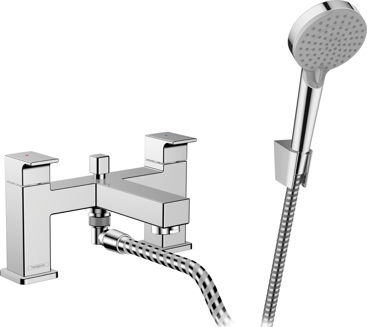 Змішувач hansgrohe Vernis Shape на борт ванни, хром 71462000 - зображення