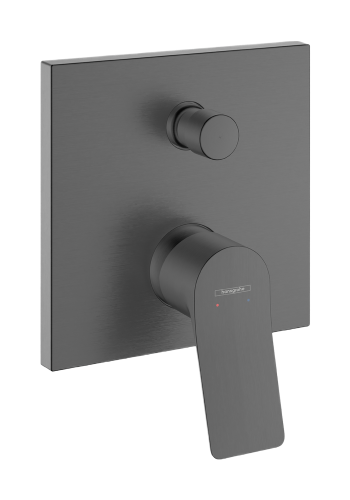 Змішувач hansgrohe Vivenis для душу прихованого монтажу, чорний матовий хром 75415340 - зображення