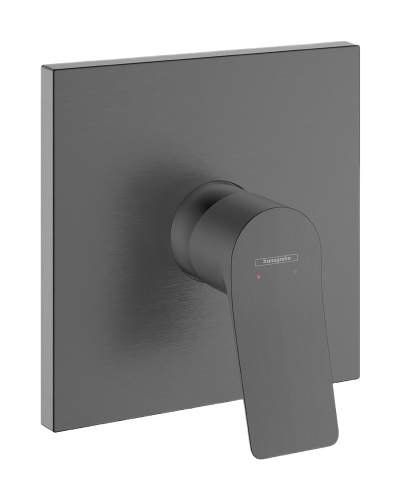 Змішувач hansgrohe Vivenis для душу прихованого монтажу, чорний матовий хром 75615340 - зображення