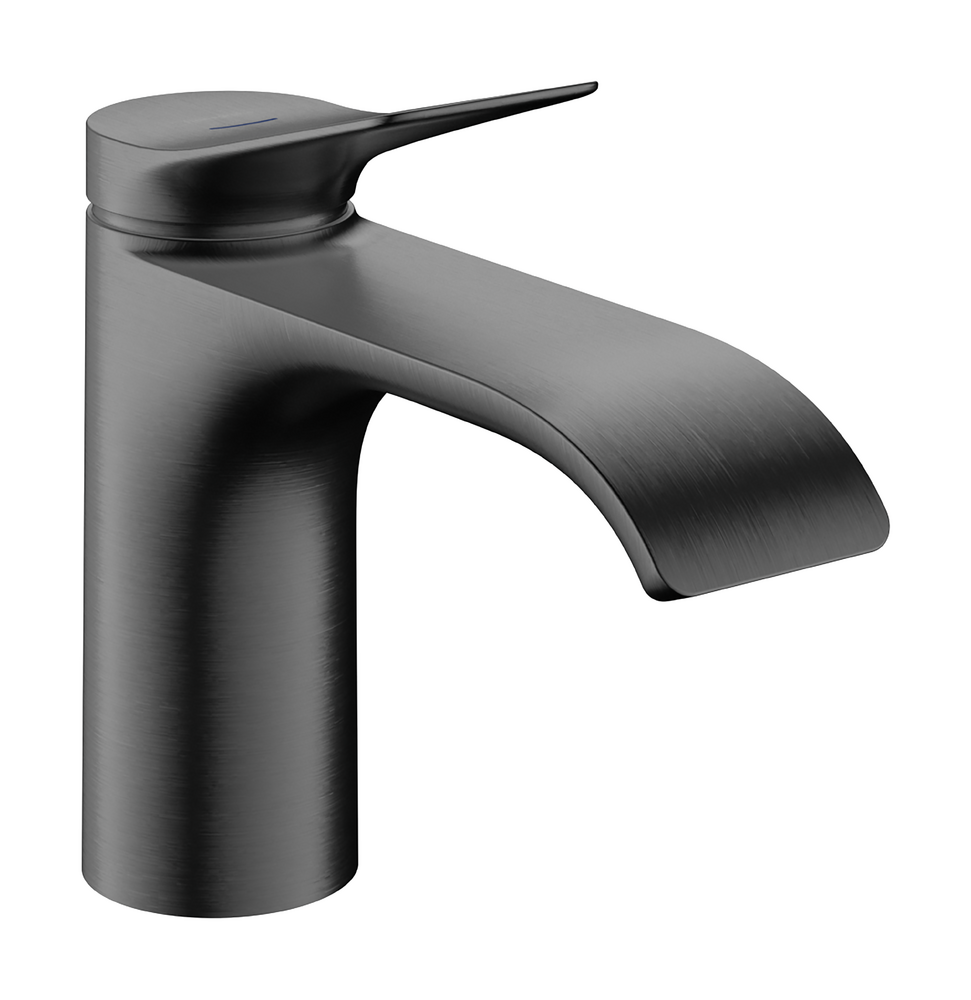 Змішувач hansgrohe Vivenis для раковини без зливного гарнітуру, чорний матовий хром 75013340 - зображення