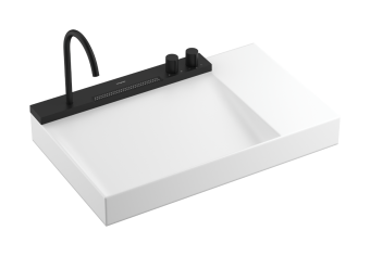 Умивальник 780/475 з хромованим змішувачем hansgrohe Avalegra AquaUnit QuickClean+, 22473670 - зображення