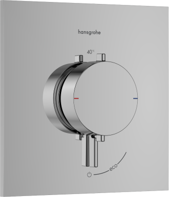 Термостат скрытого монтажа hansgrohe Ecostat Comfort E 1 function, 33710000 хром - изображение