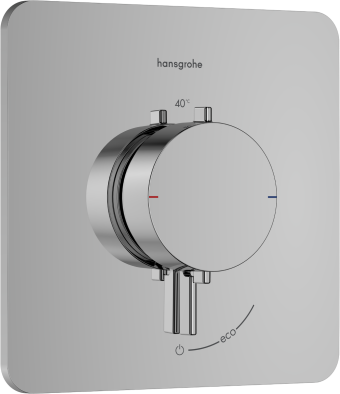 Термостат скрытого монтажа hansgrohe Ecostat Comfort Q 1 function, 33712000 хром - изображение