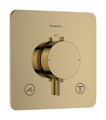 Термостат скрытого монтажа hansgrohe Ecostat Comfort Q 2 function, 33713990 золото - изображение