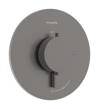 Термостат прихованого монтажу hansgrohe Ecostat Comfort S 1 function, 33714340 чорний матовий хром - зображення