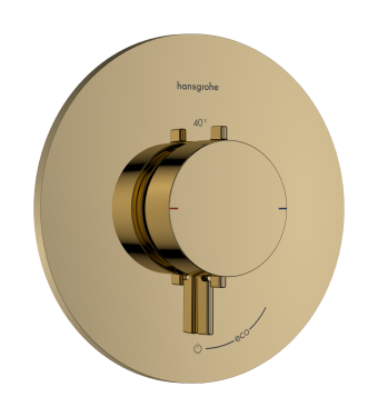Термостат скрытого монтажа hansgrohe Ecostat Comfort S 1 function, 33714990 золото - изображение