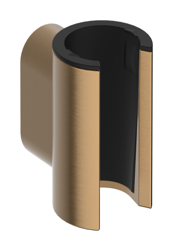Держатель для ручного душа hansgrohe Porter Fine, 28885140 бронза - изображение