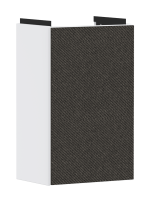 Тумба Xevolos E 340/245, дверна петля ліворуч, 54166660 Matt Whitе / Textile Dark Grey
