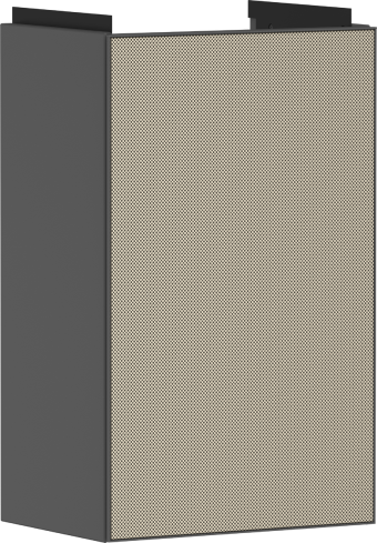 Тумба Xevolos E 340/245, дверная петля справа, 54171390 Slate Matt Grey / Patterned Bronze - изображение