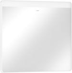 Дзеркало Xarita Lite Q 800 / 700 з горизонтальним LED світильником, білий матовий 54958700