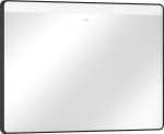 Дзеркало Xarita Lite Q 1000 / 700 з горизонтальним LED світильником, чорний матовий 54959670