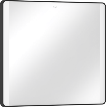Дзеркало Xarita Lite Q 800 / 700 з боковими LED світильниками, чорний матовий 54963670 - зображення