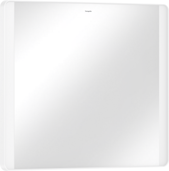 Дзеркало Xarita Lite Q 800 / 700 з боковими LED світильниками, білий матовий 54963700 - зображення