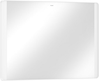 Дзеркало Xarita Lite Q 1200 / 700 з боковими LED світильниками, білий матовий 54965700 - зображення