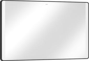 Дзеркало Xarita Lite Q 1200 / 700 з боковими LED світильниками, чорний матовий 54965670 - зображення