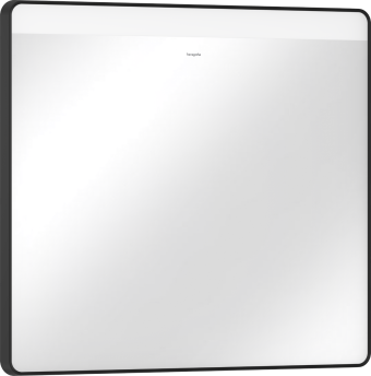 Дзеркало Xarita Lite Q 800/30 з LED підсвічуванням та ІЧ-датчик, чорний матовий 54971670 - зображення