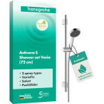 Душовий набір hansgrohe Activera Select S 2jet EcoSmart, 28048000 зі стійкою 72 см, хром