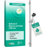 Душовий набір hansgrohe Activera Select S 2jet EcoSmart, 28050000 зі стійкою 105 см, хром