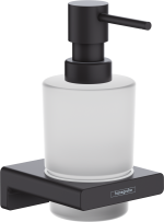 Диспенсер для рідкого мила hansgrohe AddStoris 41745670 чорний матовий