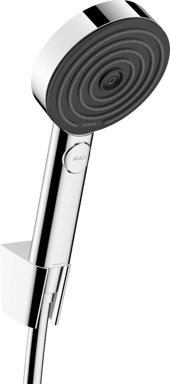 Душевой набор hansgrohe Pulsify Select S 3jet Relaxation EcoSmart с душ. шлангом 125 см, 24306000 хром - изображение