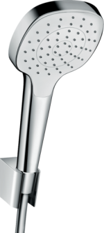 Душевой набор hansgrohe Croma Select E с душевым шлангом 26412400 белый/хром