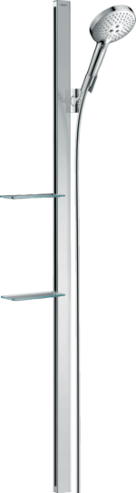 Душевой набор hansgrohe Raindance Select S 120 3jet с душевой штангой и мыльницей 27646000 хром
