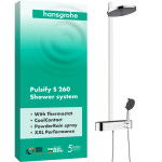 Душевая система hansgrohe Pulsify Showerpipe 260 2jet с термостатом 24240000 хром