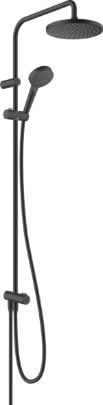 Душевая система hansgrohe Vernis Blend Showerpipe 200 1jet Reno EcoSmart 26099670 черный матовый