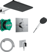 Душова система hansgrohe Raindance Alive Q 210/340 1jet, 24620000 хром