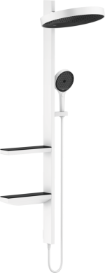 Душевая система hansgrohe Rainfinity Showerpipe 360 1jet 26842700 матовый белый