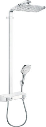 Душевая система hansgrohe Raindance E Showerpipe 360 1jet с комплектом для душа Select 300 27288400 белый/хром